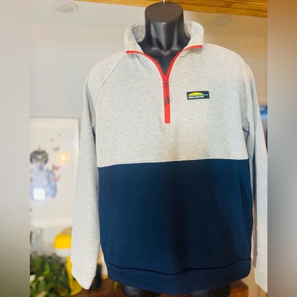 Chlorophylle-Men’s Half Zip Pullover – Colorblock – Like New – Size Small - Picture 4 of 10
